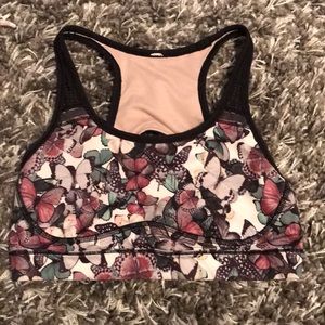 Butterfly sports bra